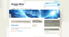 Desktop Screenshot of duyguakin.com